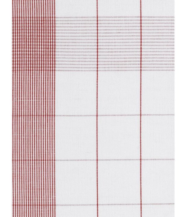 De Witte Lietaer theedoek mixte halflinnen red
