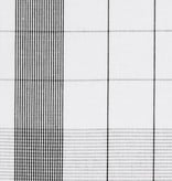 De Witte Lietaer theedoek mixte halflinnen black