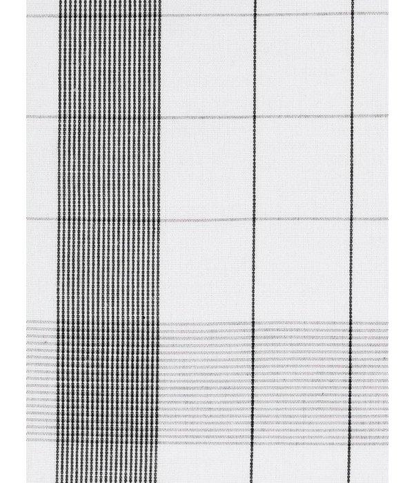 De Witte Lietaer theedoek mixte halflinnen black
