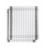 De Witte Lietaer theedoek mixte halflinnen black