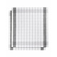 theedoek mixte halflinnen black (zwart)