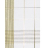 De Witte Lietaer theedoek mixte halflinnen yellow green