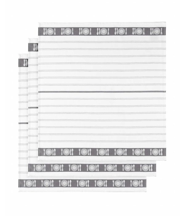 De Witte Lietaer theedoek BML grey