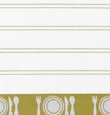 De Witte Lietaer theedoek BML yellow green