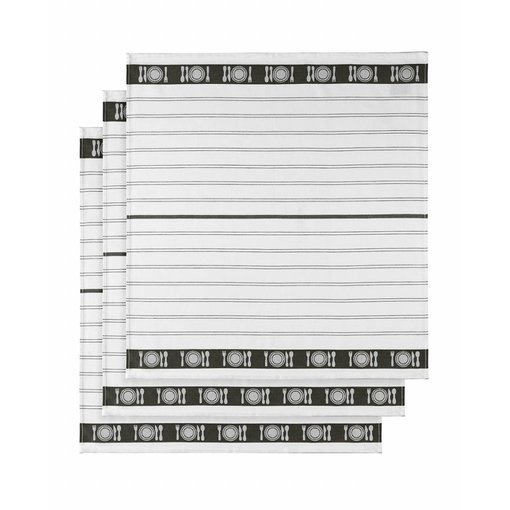 De Witte Lietaer theedoek BML black