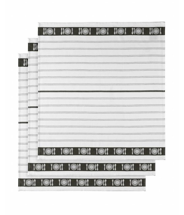 De Witte Lietaer theedoek BML black