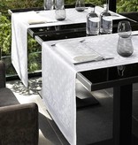 De Witte Lietaer tafelaken damast Franse lelie Lilium wit
