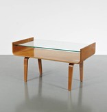 Glass side table by Den Boer Gouda.