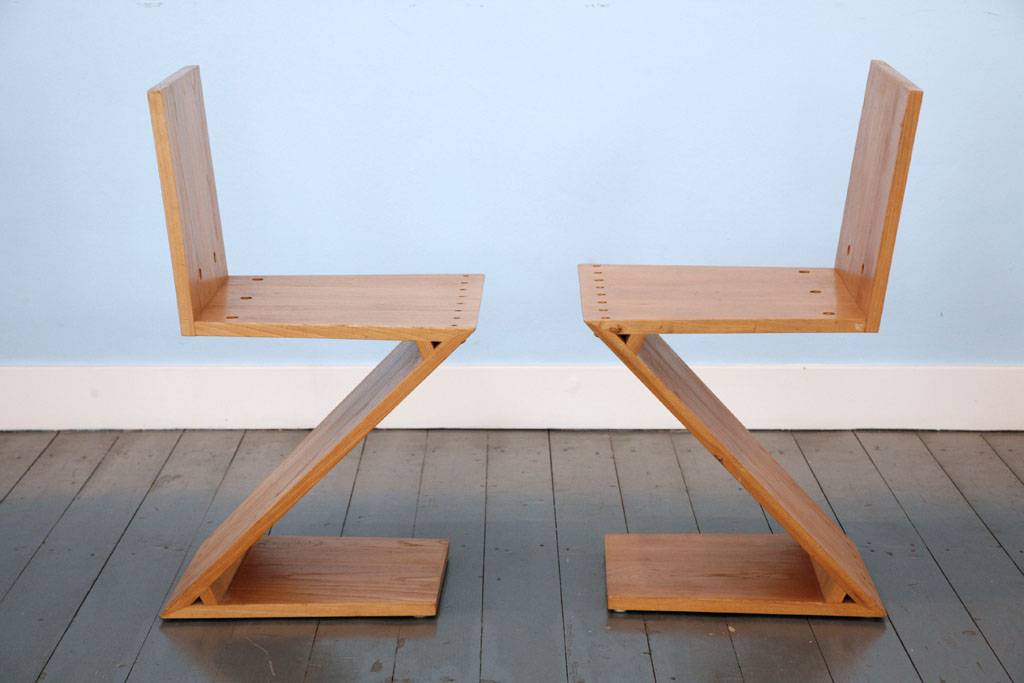 Gerrit Th. Rietveld ZigZag Stoelen