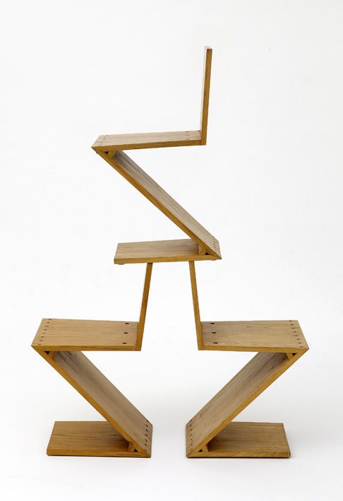 Gerrit Th. Rietveld ZigZag Stoelen