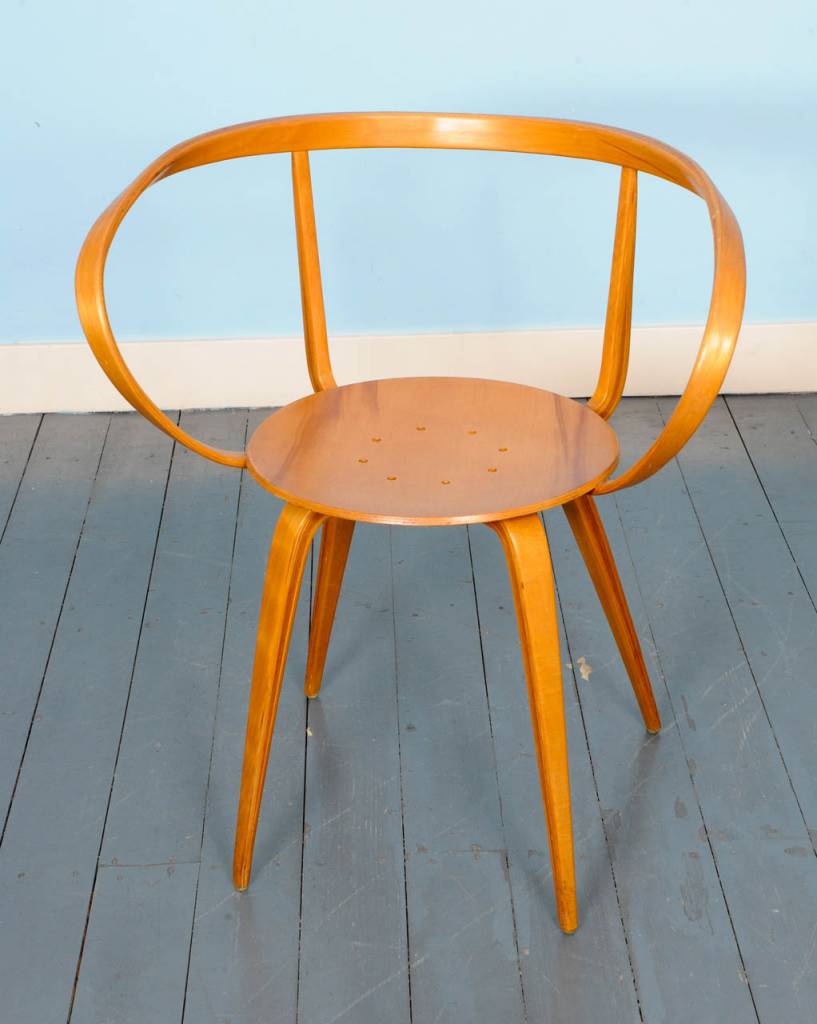 Pretzel Chair with Armrests by George Nelson
