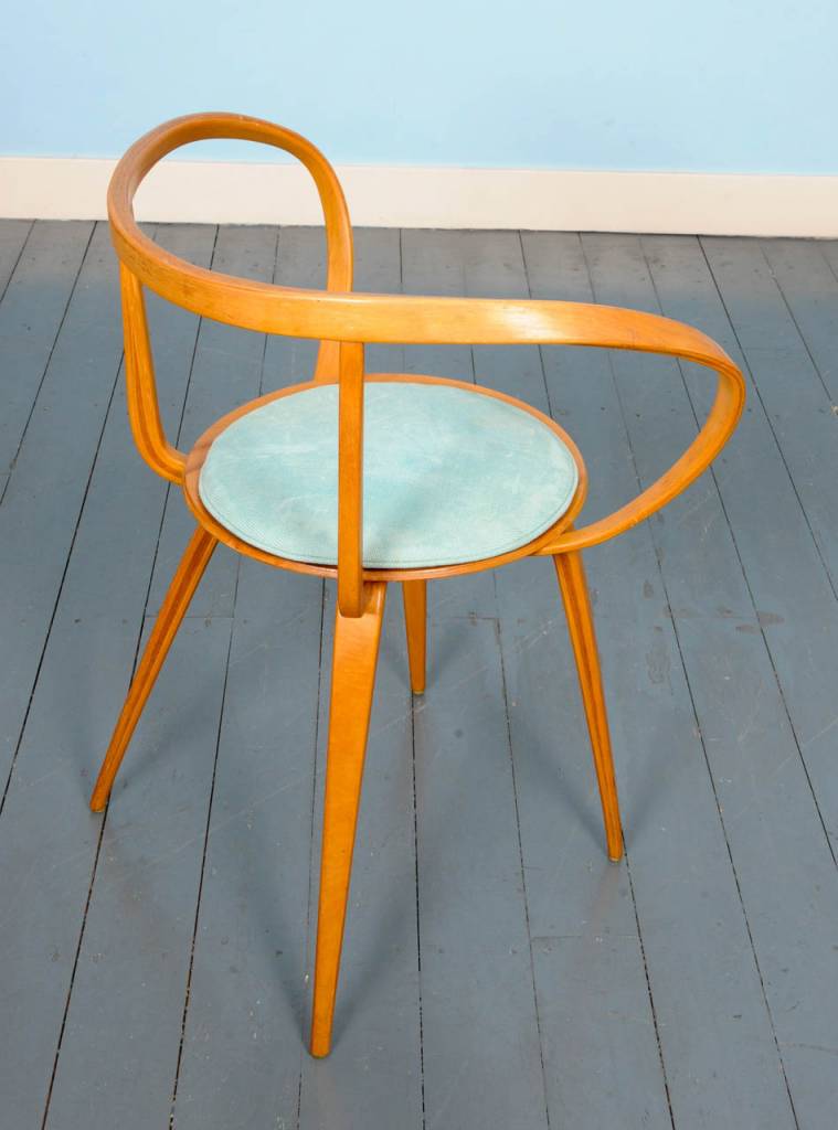 Pretzel Chair with Armrests by George Nelson