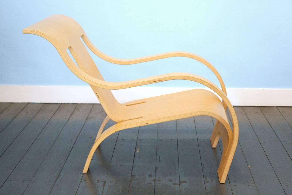 Plywood Lounge Chair van Gerald Summers