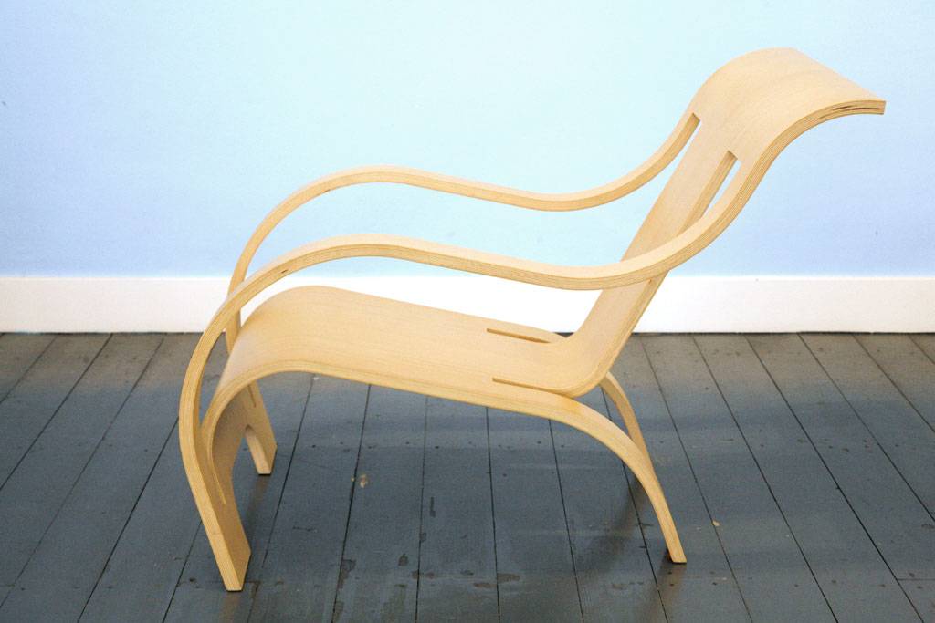 Plywood Lounge Chair van Gerald Summers