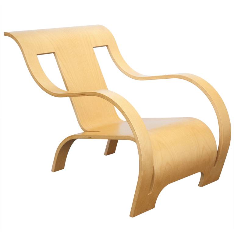 Plywood Lounge Chair van Gerald Summers