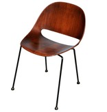 Vintage Plywood Chair van Leon Stijnen