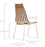 SCANDIA PRINCE dining chair by Hans Brattrud