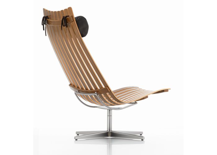 SCANDIA SENIOR swivel lounge chair by Hans Brattrud