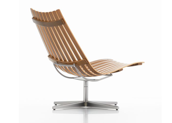 SCANDIA NETT SWIVEL Lounge chair by Hans Brattrud