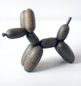 BALLOON DOG Small in Smoked Oak