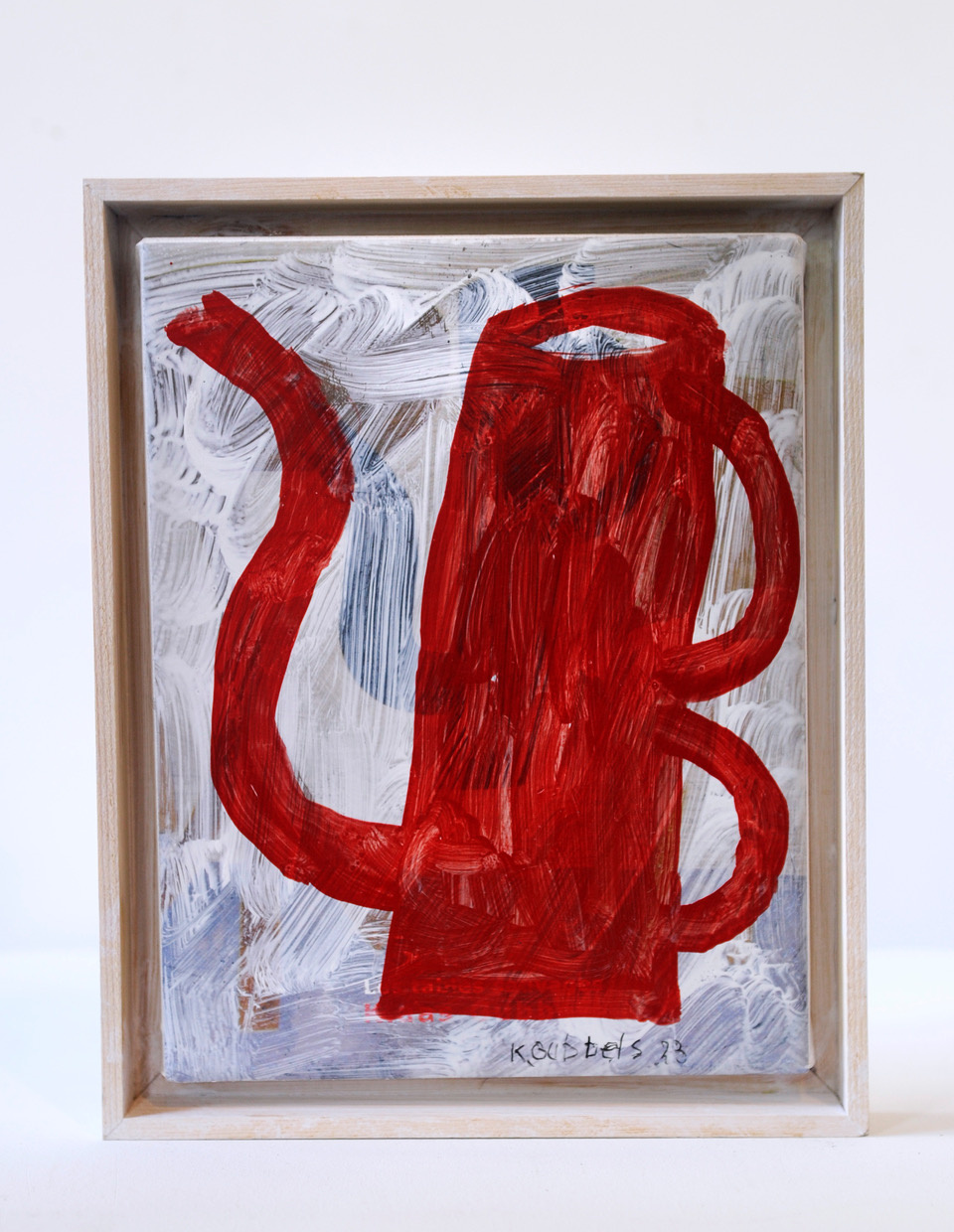 KLAAS GUBBELS | RODE KAN, DUBBELE GREEP, 2023