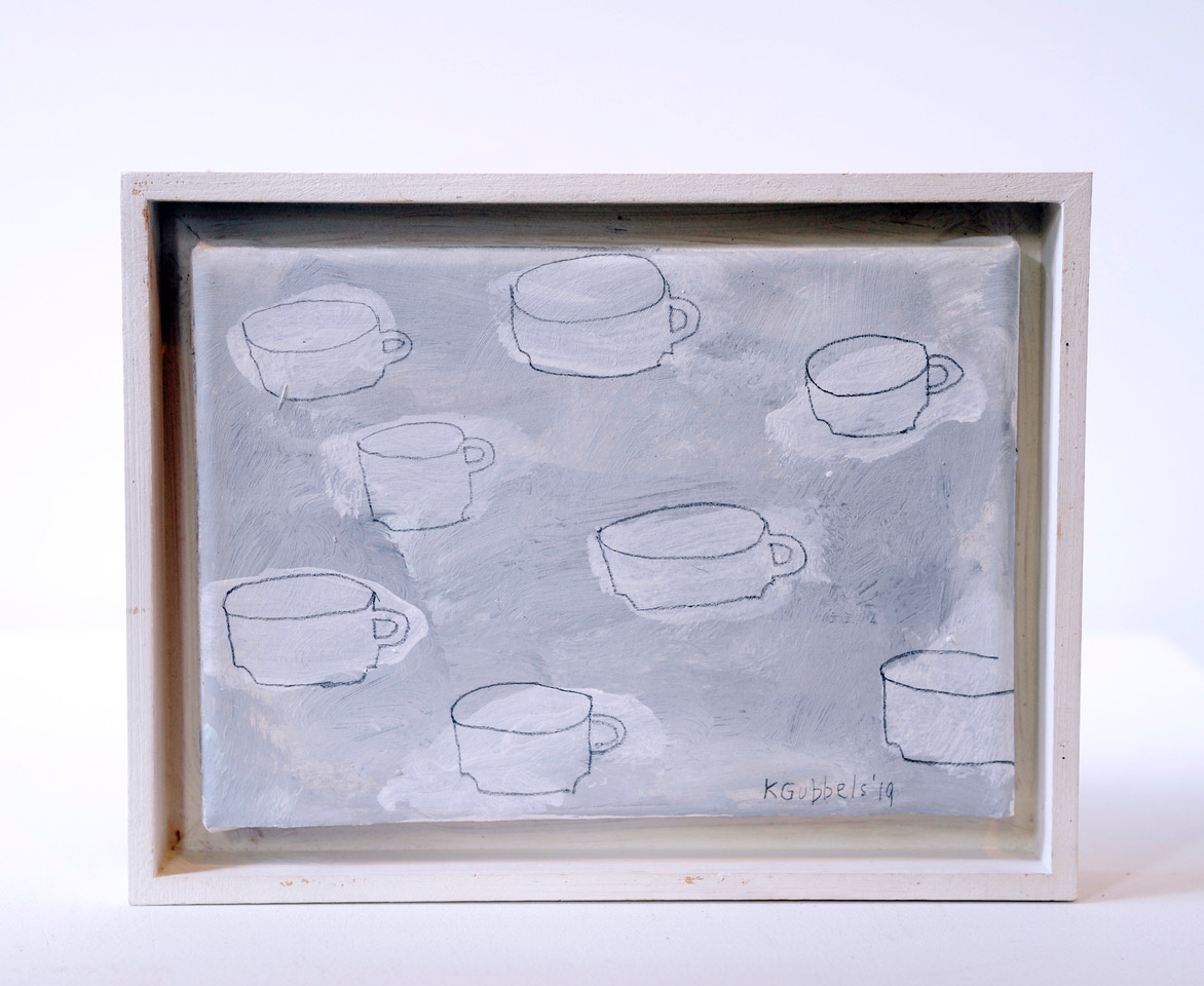 KLAAS GUBBELS | ZWEVENDE WITTE KOPJES, 2019