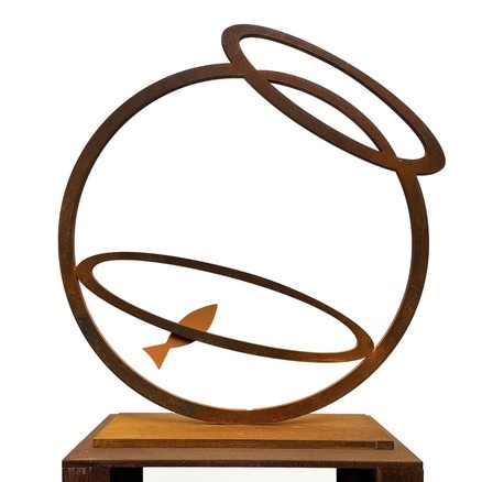 J. HENNEMAN | VISSENKOM KLASSIEK (CORTEN STEEL), 2025