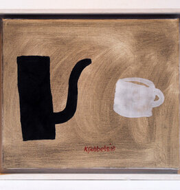 KLAAS GUBBELS | ZWARTE KAN MET KOPJE, 2018