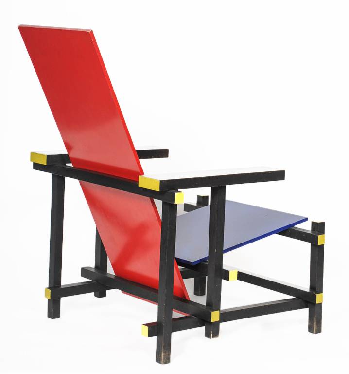 Red Blue Chair by Gerrit Thomas Rietveld