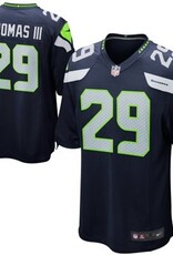 NFL Mens Seattle Seahawks Earl Thomas III Nike College Navy Game Jersey