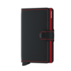 Secrid Mini Wallet matte black red