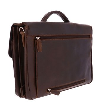 Plevier lederen 15.6 inch laptoptas