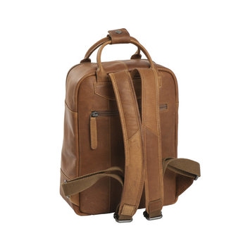 The Chesterfield Brand lederen rugzak met tabletvak