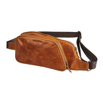 Maverick prachtige lederen crossbodytas