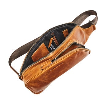 Maverick prachtige lederen crossbodytas