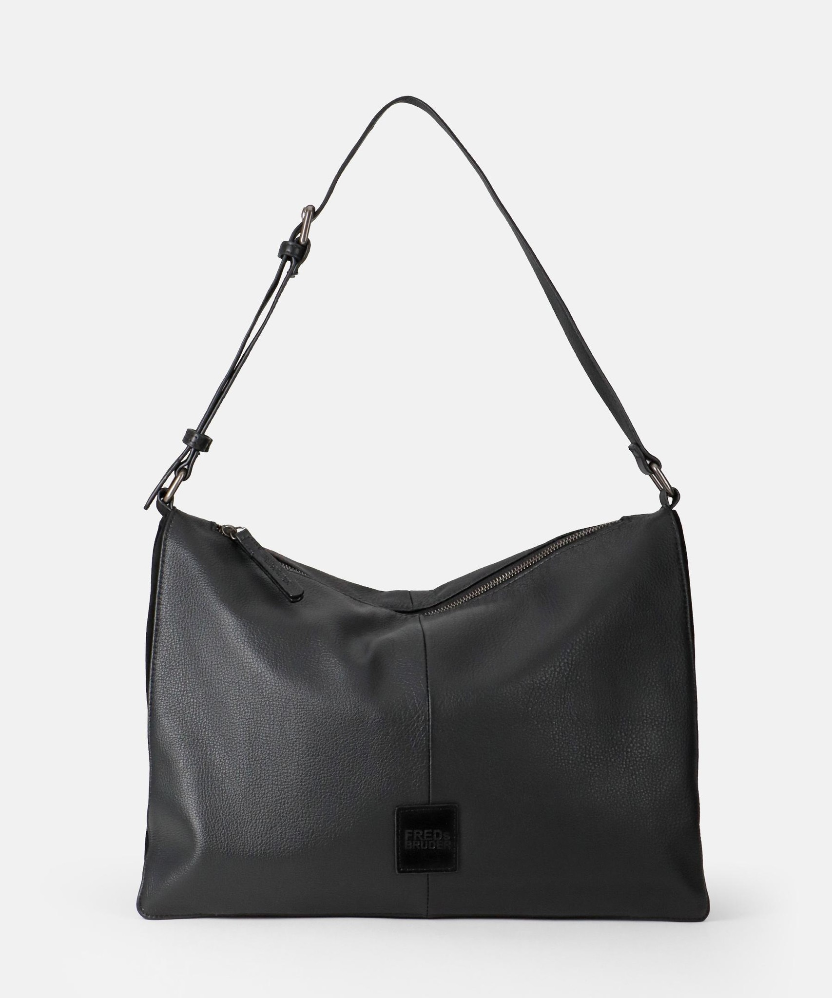 Lazap Shoulderbag black prachtige leren damestas