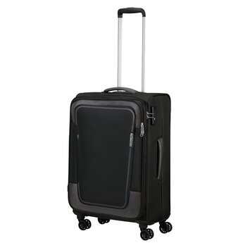 American Tourister zachte middelgrote reiskoffer met 4 wielen (spinner)