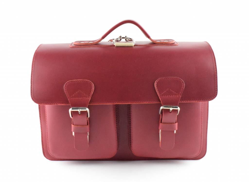 Lederen schooltas hotsell