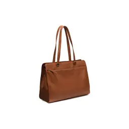 The Chesterfield Brand Leren Shopper Fidenza cognac