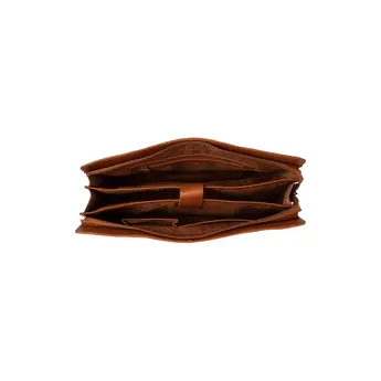 The Chesterfield Brand stijlvolle leren shopper met 15 inch laptopvak