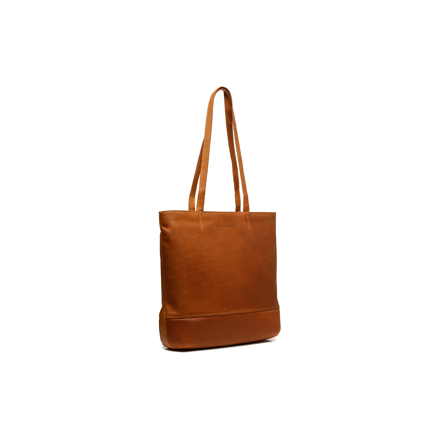 Leren Shopper Emilia cognac werktas schooltas laptoptas