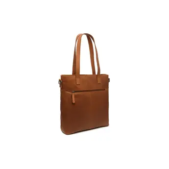 The Chesterfield Brand stijlvolle leren shopper met 15 inch laptopvak