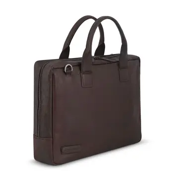 Plevier prachtige lederen 15.6" laptoptas