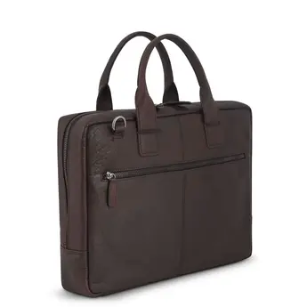 Plevier prachtige lederen 15.6" laptoptas