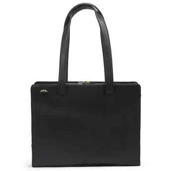 Plevier leren damestas met 16 inch laptopvak