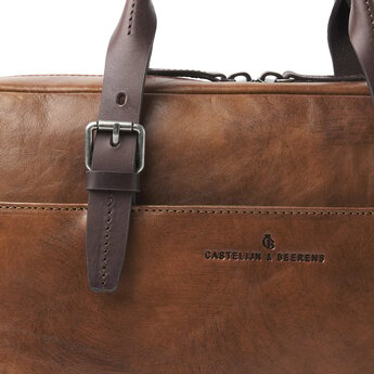 Castelijn & Beerens prachtige leren 15.6 inch laptoptas