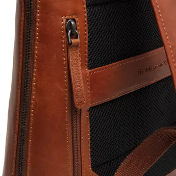 The Chesterfield Brand moderne leren rugzak met 15 inch laptopvak