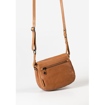 Aunts & Uncles prachtige lederen damestas, schoudertas