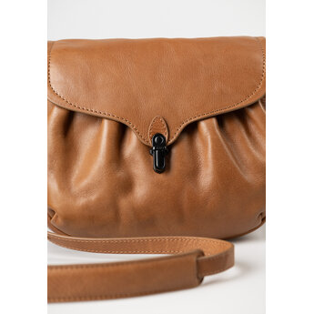 Aunts & Uncles prachtige lederen damestas, schoudertas