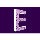 Cristallo Design Zacht, Letter E